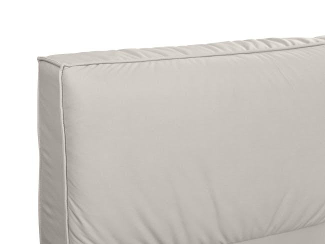 Haven Queen Bed - Taupe (Anti Scratch Fabric) - 5