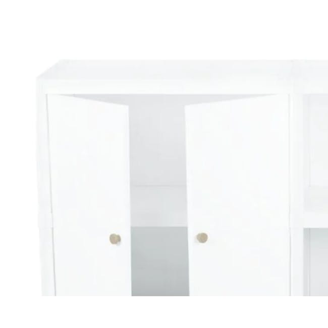 Flo  Low Storage Cabinet 1.5m - Snow - 3