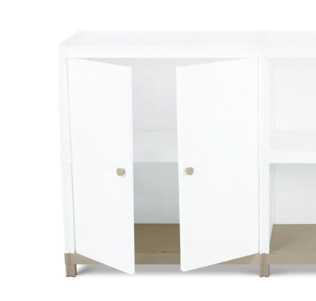 Flo  Low Storage Cabinet 1.5m - Snow - 4