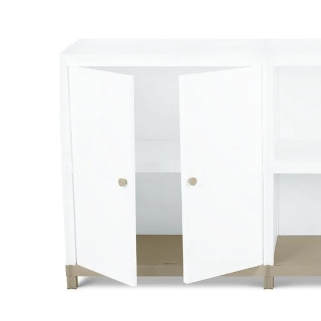 Flo  Low Storage Cabinet 1.5m - Snow - 4