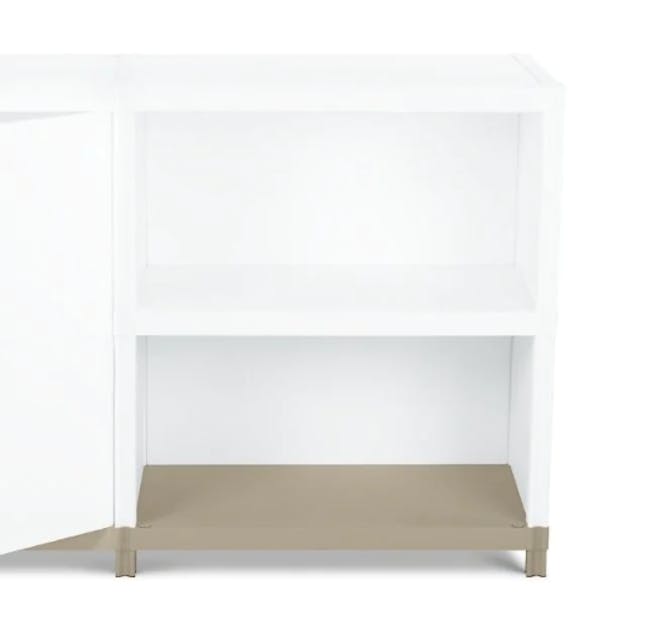Flo  Low Storage Cabinet 1.5m - Snow - 2