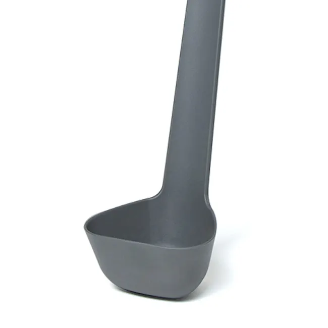 OMMO Tools Ladle - Carbon - 3 - Sleek, modern kitchen utensil with matte black finish, Ergonomic design for precise cooking