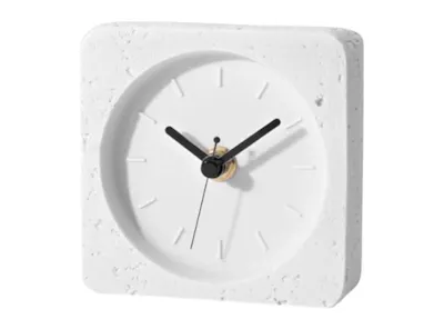 Athens Table Clock - Ivory