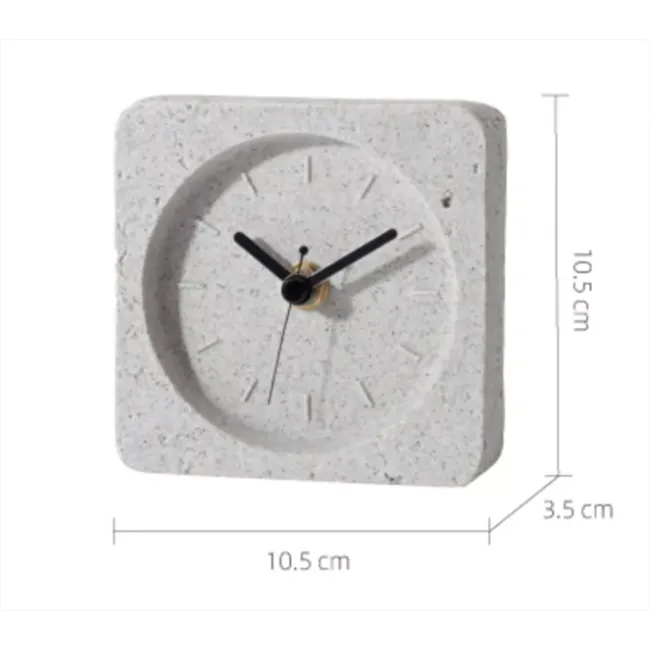 Athens Table Clock - Ivory - 5