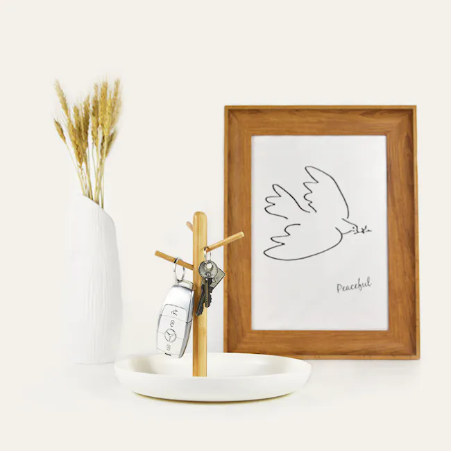 Edd Nordic Tray with Rack - White - 2