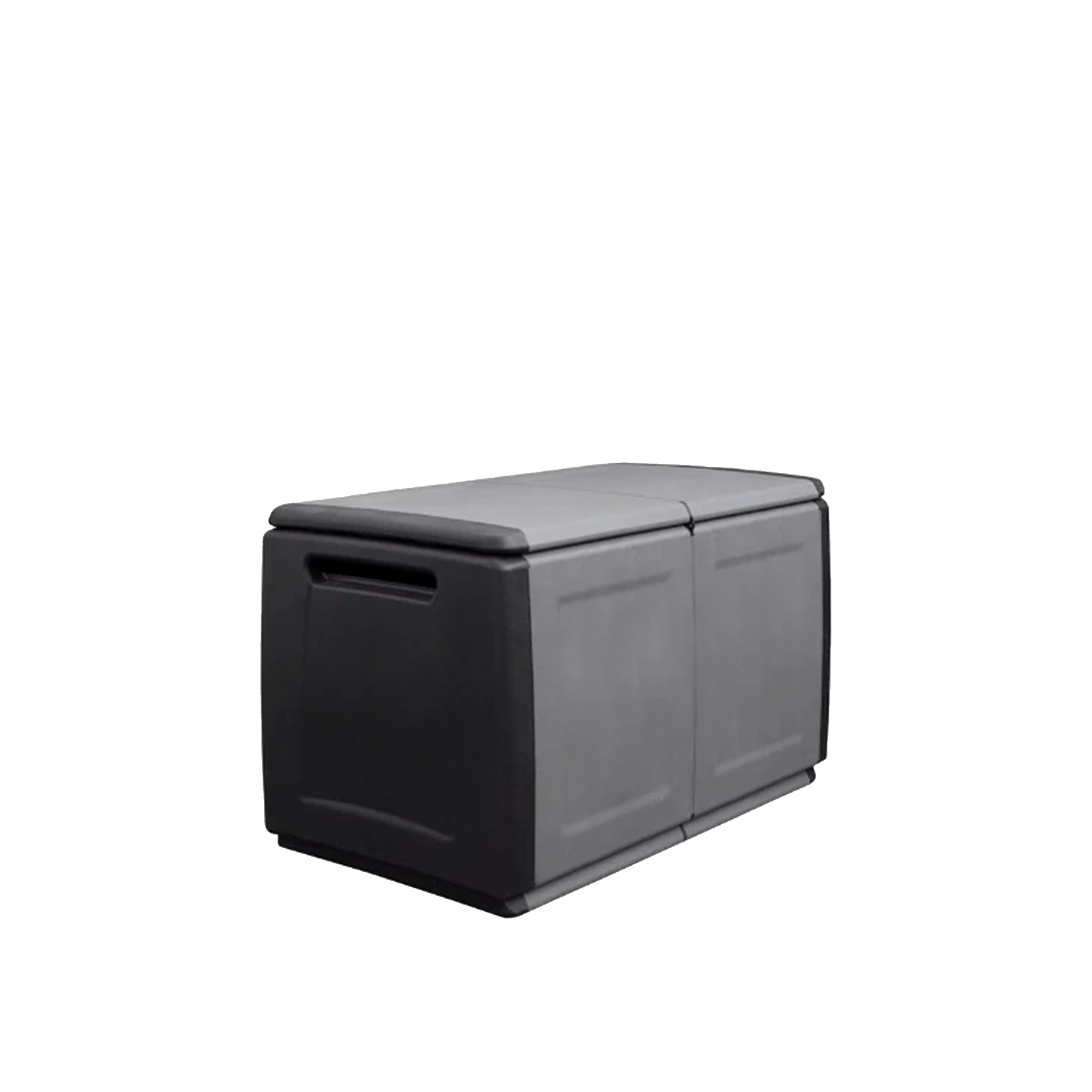 Linea Cube Outdoor Storage Chest  - Grey Black (2 Sizes)