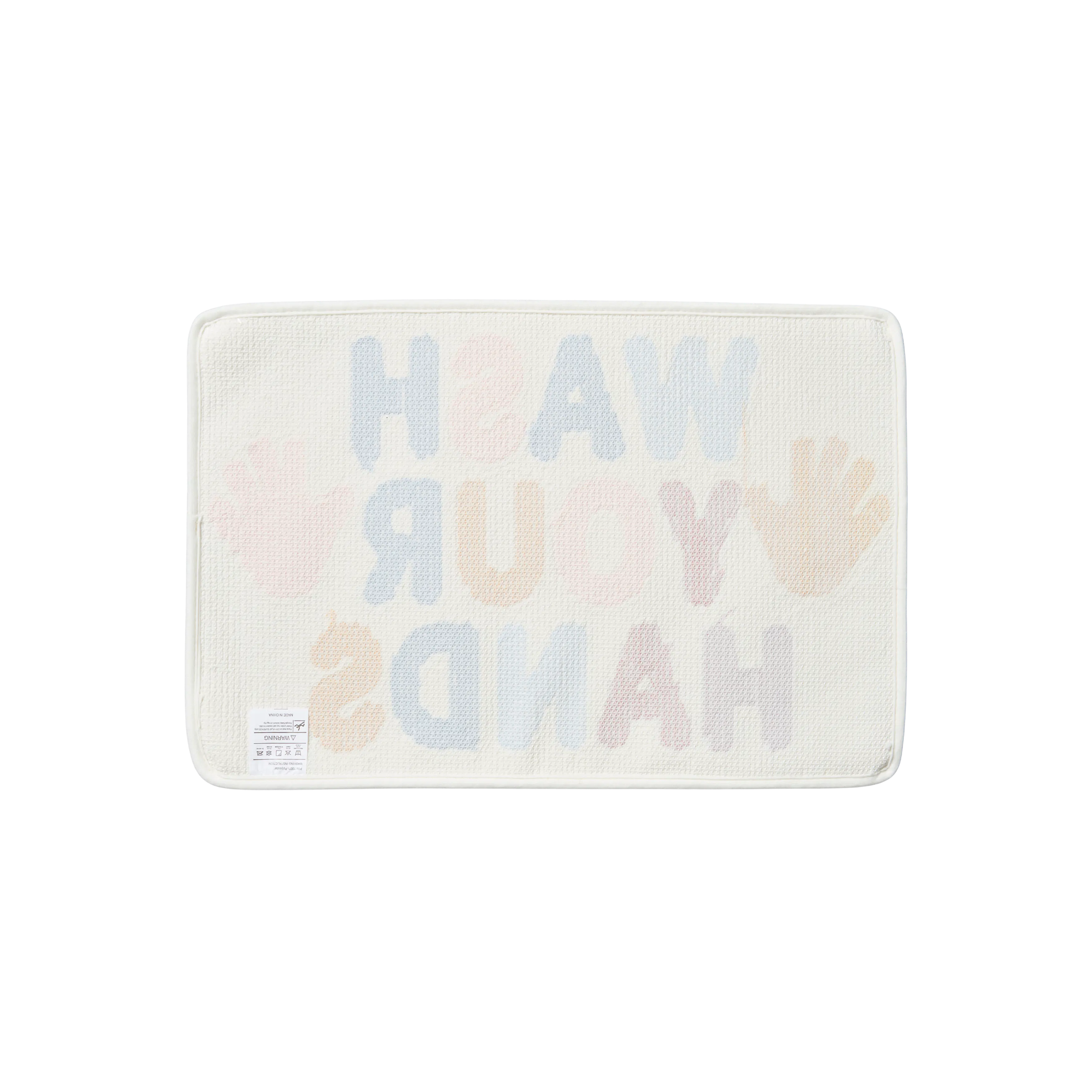 Wash Your hands Bath Mat 40 x 60 cm - 10