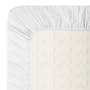 Natty Bedside Bed Fitted Sheet - White - 1