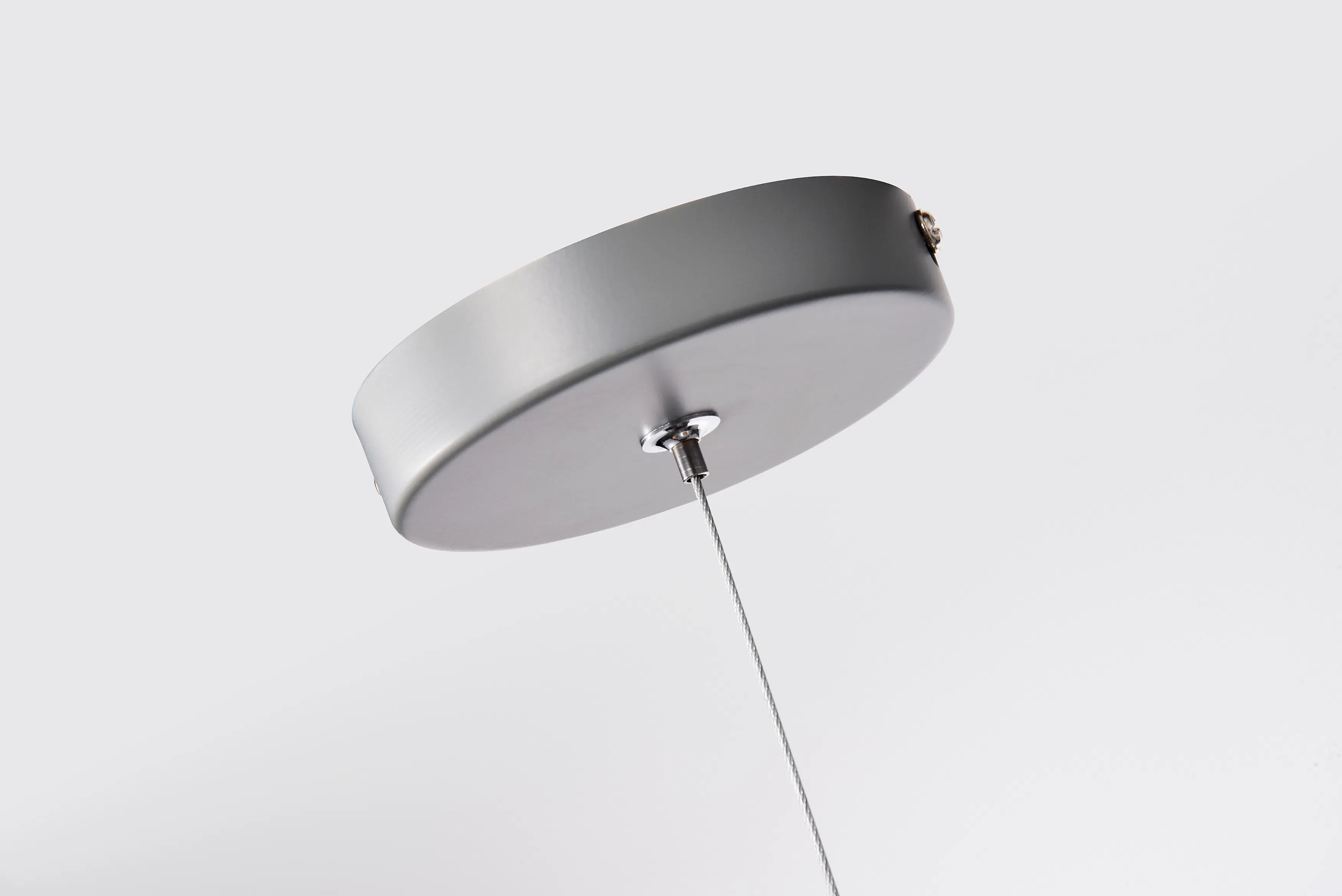 Thora Bar Pendant Lamp  - Grey - 11 - Modern pendant light fixture, sleek design, minimalist style, circular shape, metallic