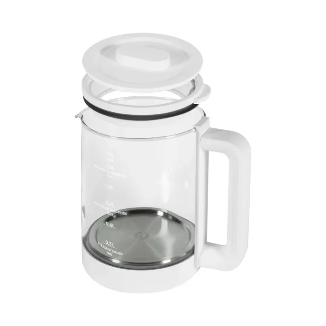 TOYOMI 1.7L ClearBrew Borosilicate Glass Kettle (WK 1717) - 4