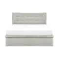 ESSENTIALS Queen Headboard Storage Bed - Dew (Eco Clean Fabric)