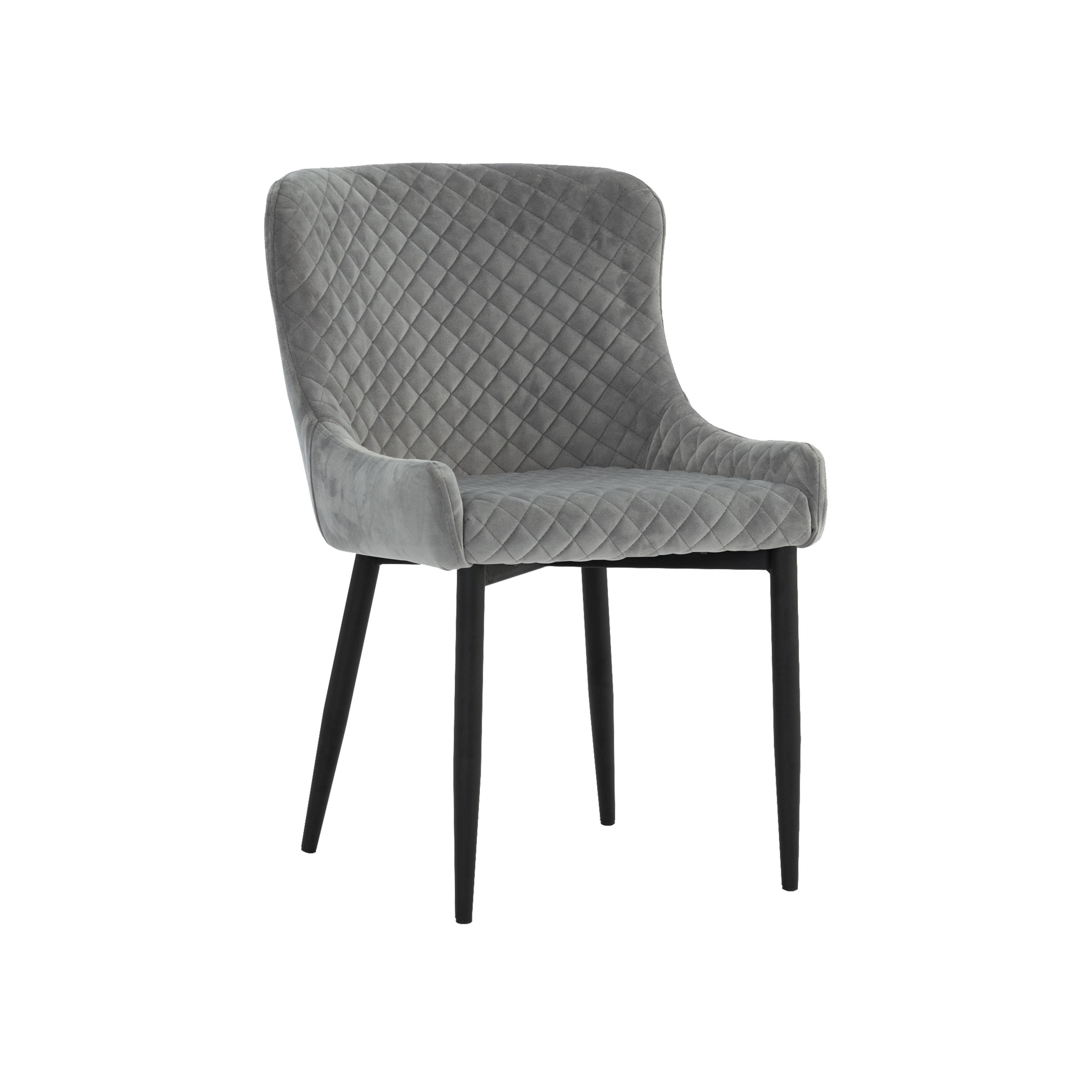 black and silver chair