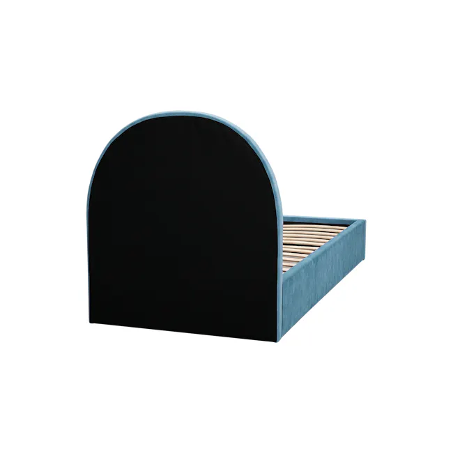 Aspen Single Storage Bed - Blue - 6