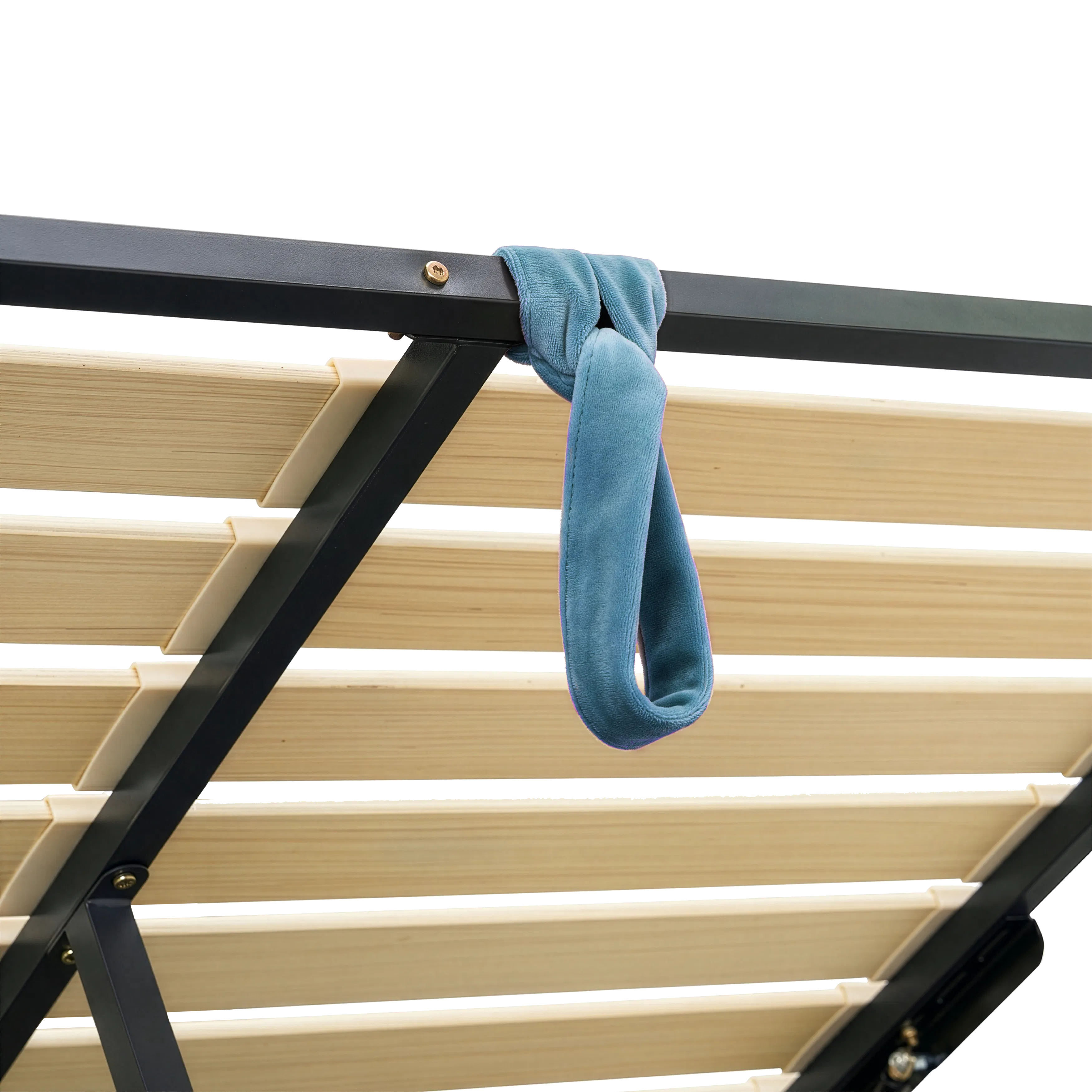 Aspen Single Storage Bed - Blue - 11