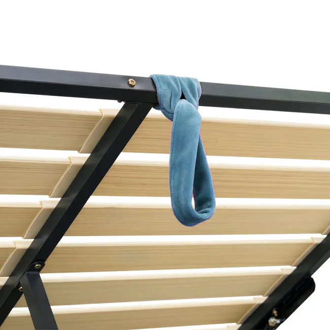 Aspen Single Storage Bed - Blue - 11