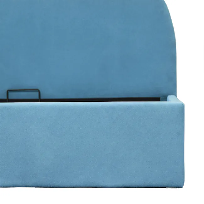 Aspen Single Storage Bed - Blue - 13