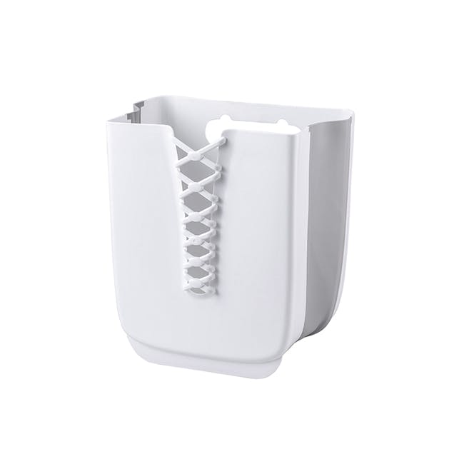 HOUZE Foldable Hanging Laundry Basket - White - 0