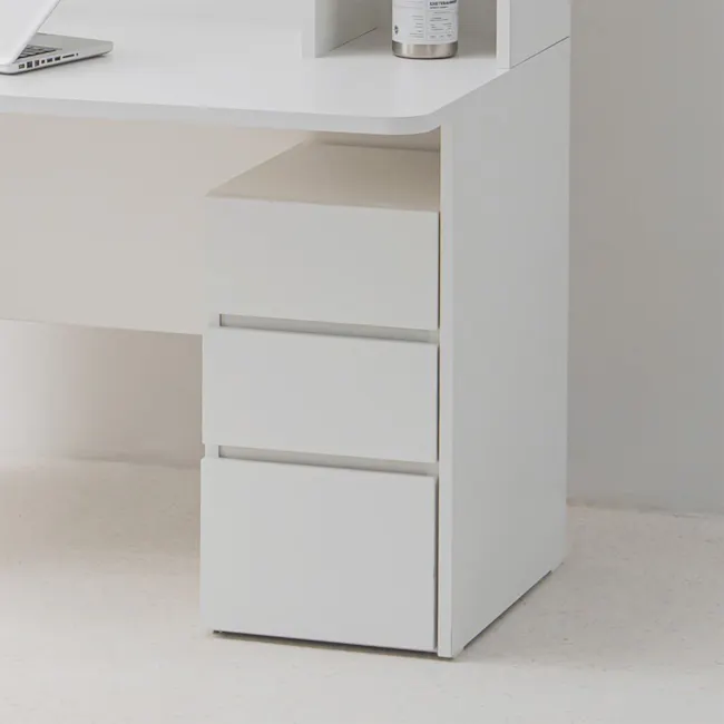 Plandy Drawer Pedestal Side Table - 9