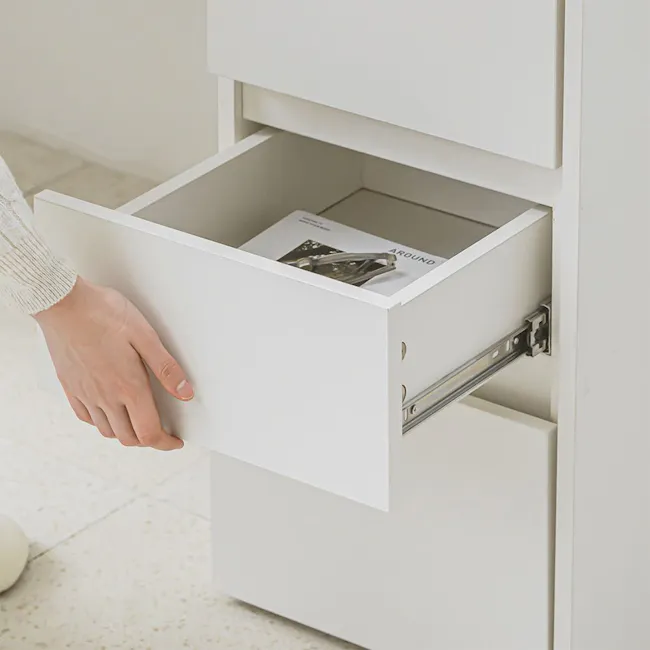Plandy Drawer Pedestal Side Table - 15
