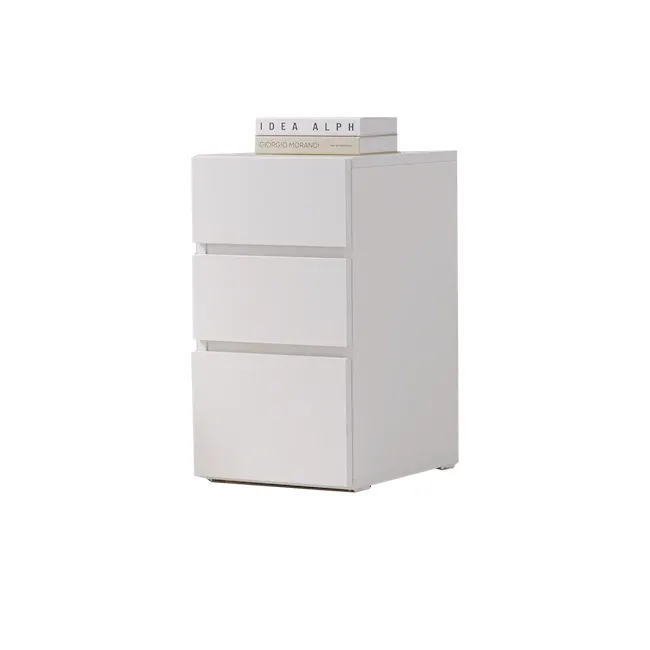 Plandy Drawer Pedestal Side Table - 1