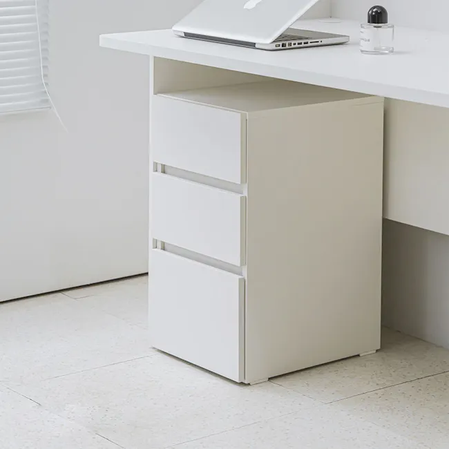 Plandy Drawer Pedestal Side Table - 14