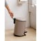 Tatay Nordic Stainless Steel Dustbin 3L - Taupe - 4