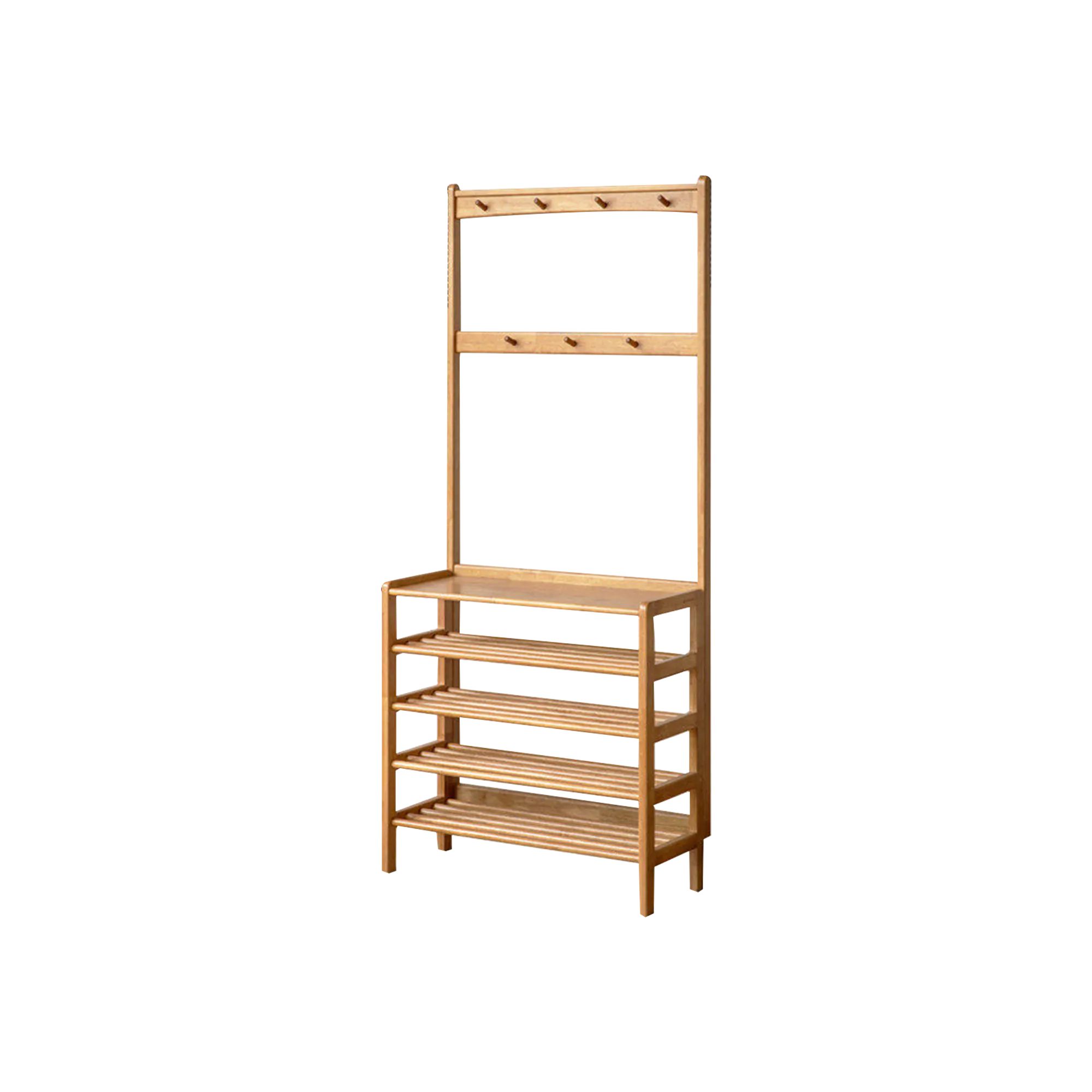 Carelle Storage Shoe Rack - Oak
