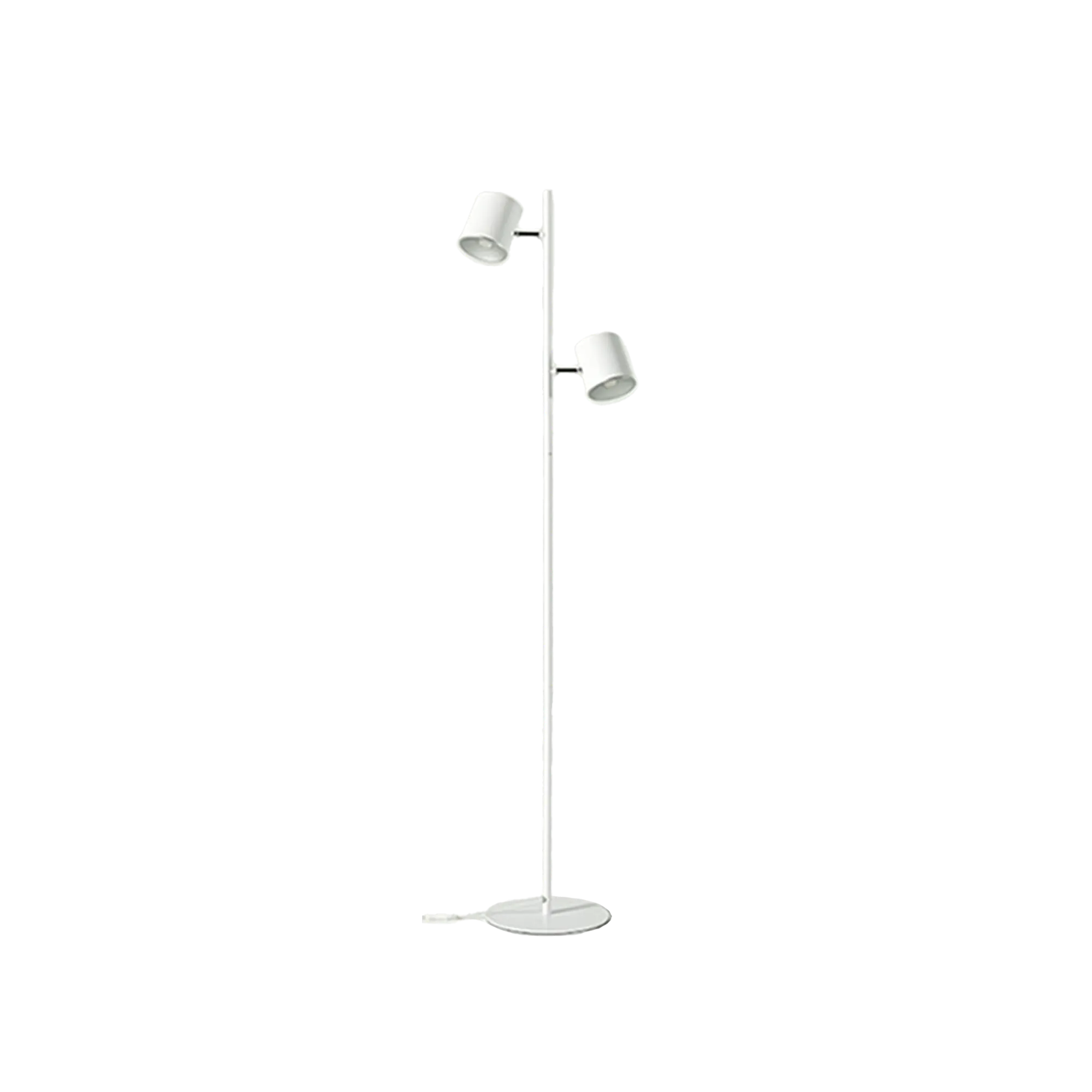 Naris Duo LED Floor Lamp - White