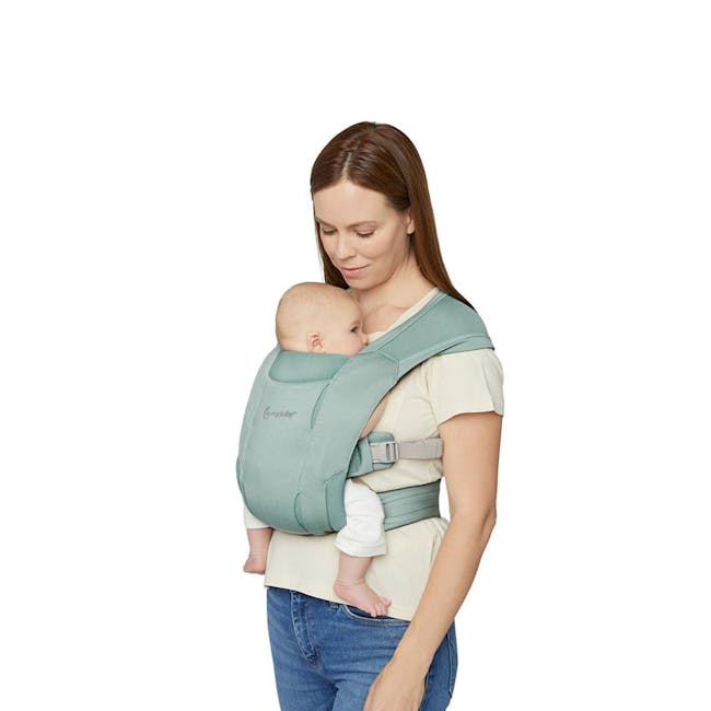 Ergobaby Embrace Soft Air Mesh Newborn Baby Carrier - Sage - 0