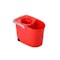 Tatay Lightweight Mop Bucket with Wheels 13L - Red