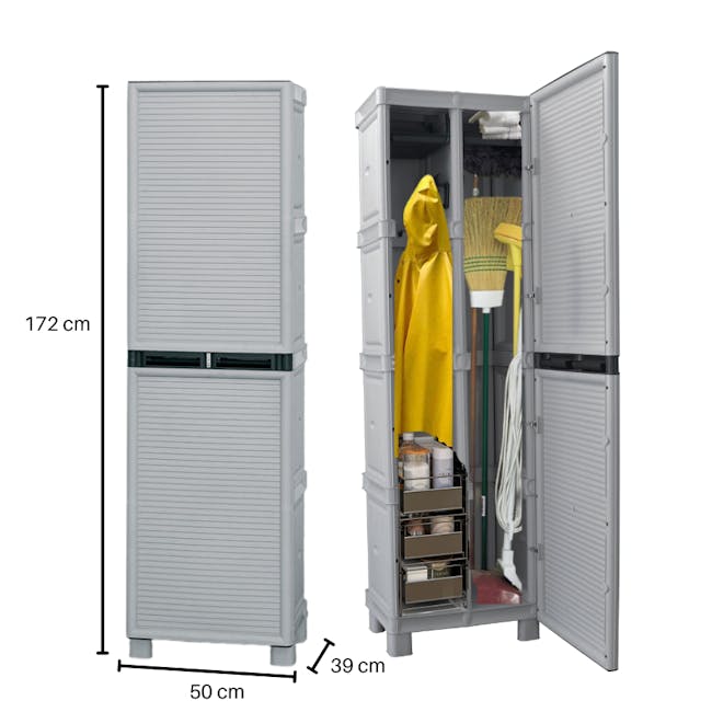 Linea Concert Slim Tall Clothes Cabinet - 7