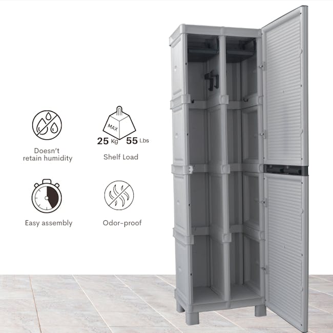 Linea Concert Slim Tall Clothes Cabinet - 8