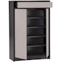 Harvey 2 Door Shoe Cabinet - Grey - 2