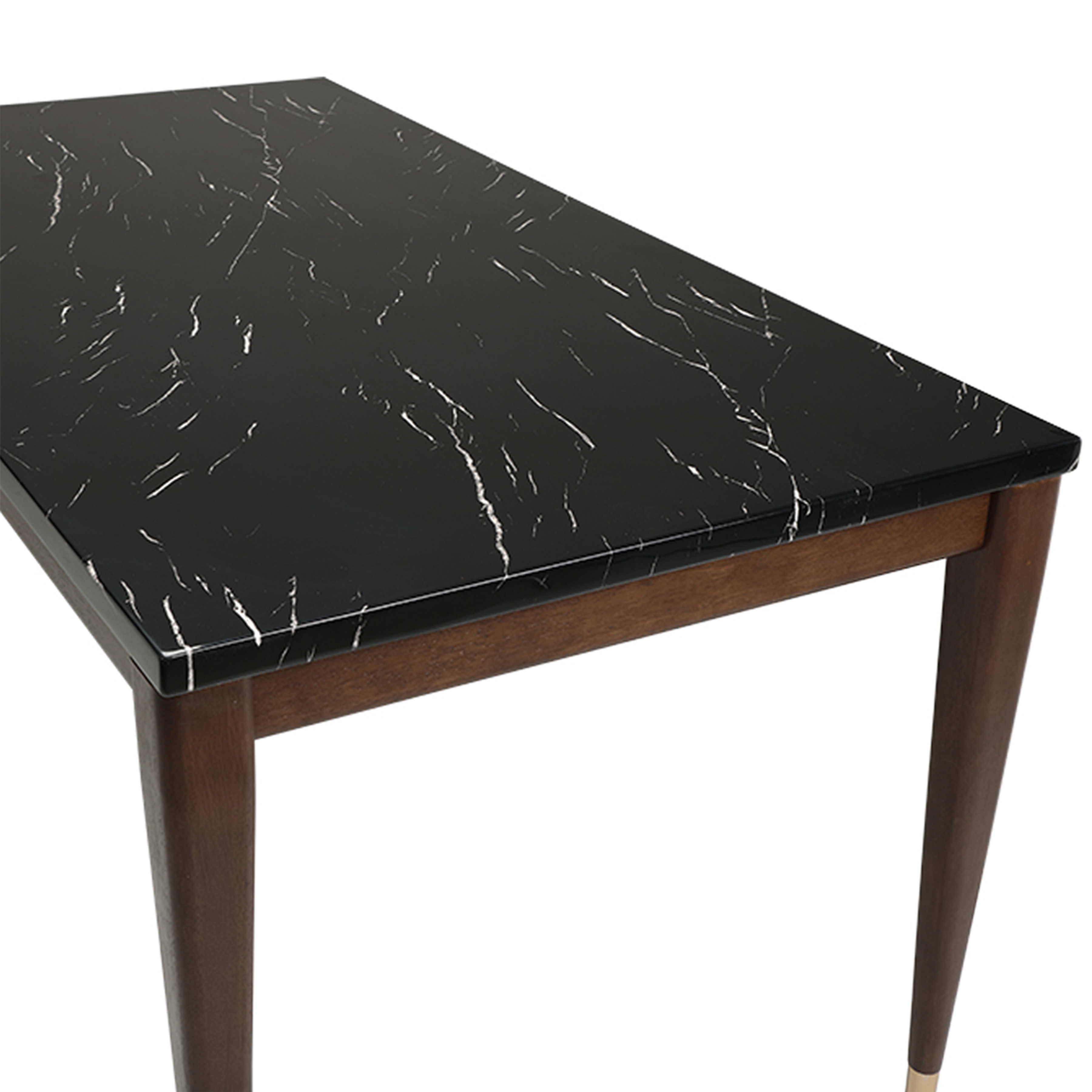 black 4 person dining table