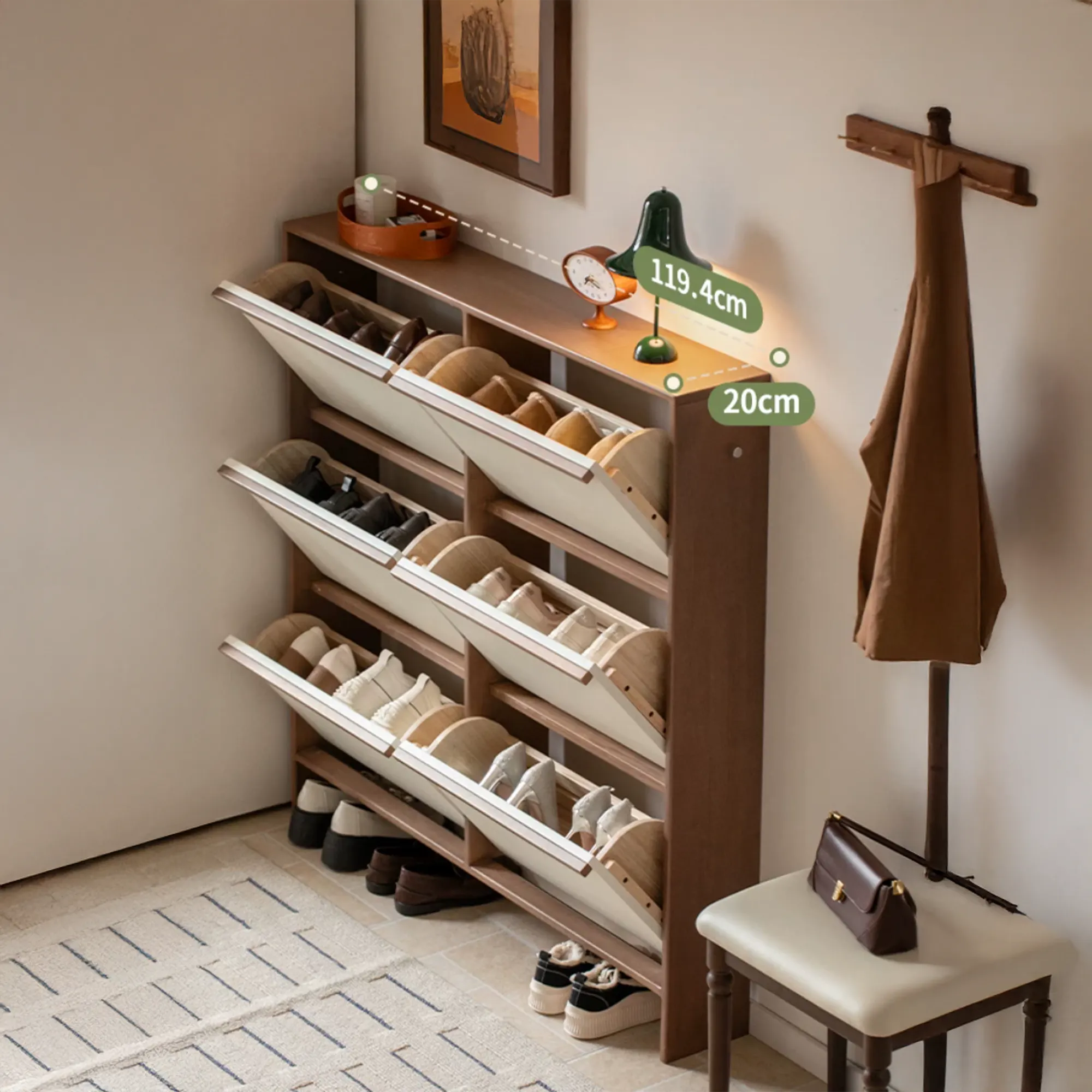 Palla Shoe Cabinet 1.2m - 13