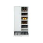 Penny Tall Shoe Cabinet - White - 10