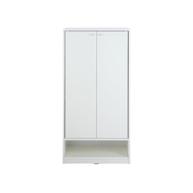 Penny Tall Shoe Cabinet - White - 0