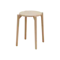 Olly Pastel Stackable Stool - Taupe