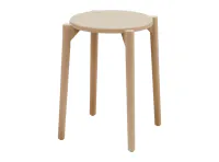 Olly Pastel Stackable Stool - Taupe