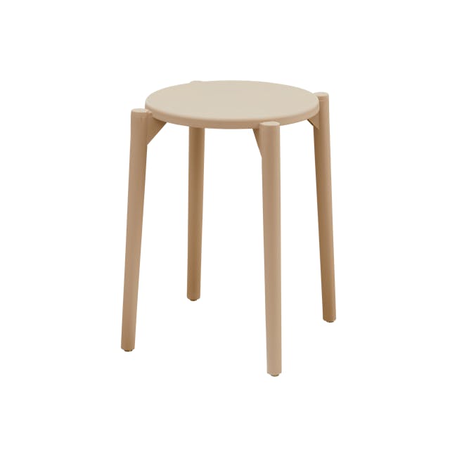 Olly Pastel Stackable Stool - Taupe - 0