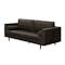 Nolan 3 Seater Sofa - Dark Grey (Premium Aniline Leather) - 5