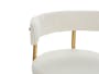 Aspen Dining Chair - Gold, White Boucle - 4