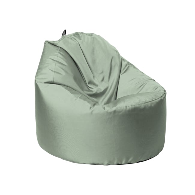 Doob Oomph Water-Repellent Bean Bag Chair - Sage Green (2 Sizes) - 1 - Elegant, comfortable, plush, soft, cozy, inviting