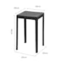 Etta Stackable Stool - Black - 4