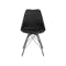 Telyn Oval Dining Table 1.6m with Telyn Bench 1.1m and 2 Axel Chairs in Black, Carbon - 11