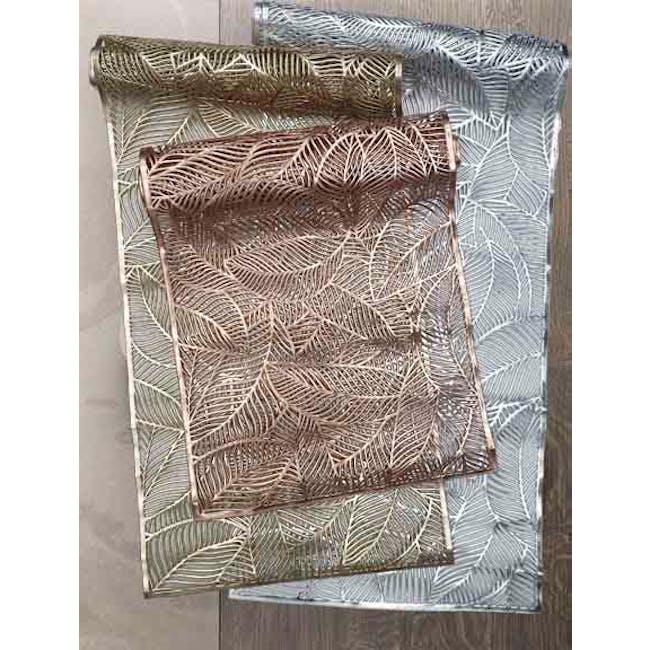 Twine Table Runner - Silver - 2