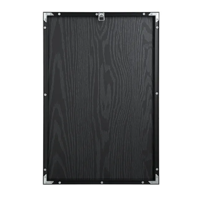 Whimsy on Wheels Framed Canvas 40 x 60 cm - 6 - Wood grain panel, black wood texture, industrial design, metal frame, sturdy