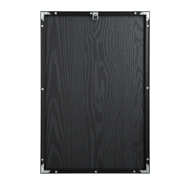 Whimsy on Wheels Framed Canvas 40 x 60 cm - 6 - Wood grain panel, black wood texture, industrial design, metal frame, sturdy