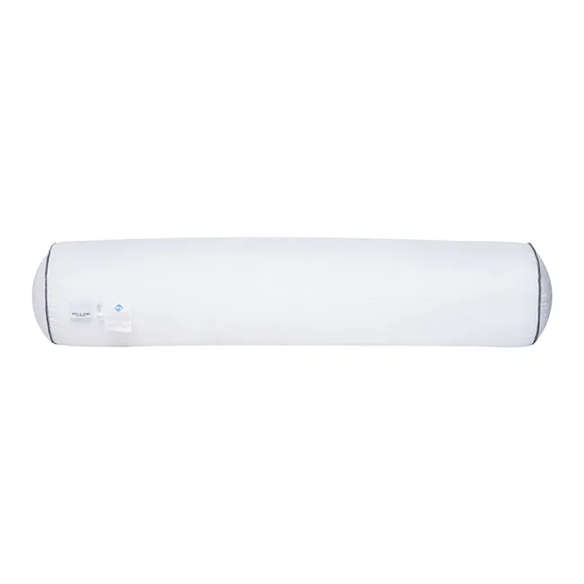 Bellami ZZEN Tencel DownFeel Luxury Bolster - 2 - White, cylindrical, rolled-up, soft, breathable, padded, ergonomic