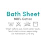 EVERYDAY Bath Sheet - Charcoal - 4